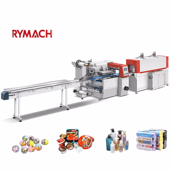 Máquina de embalagem automática de alta velocidade com embalagem de filme POF