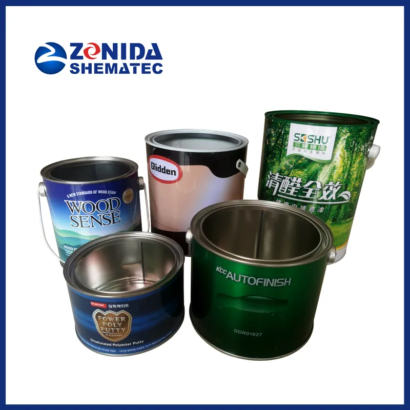 Máquina para fazer latas redondas de 1 a 5 L - Recravador superior e inferior