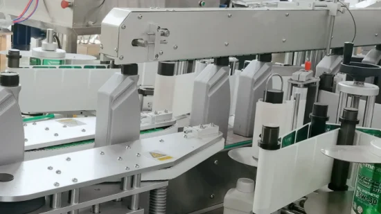 Xangai Npack Factory Fabricação de etiqueta adesiva/etiqueta autocolante com lados duplos e máquina de rotulagem envolvente