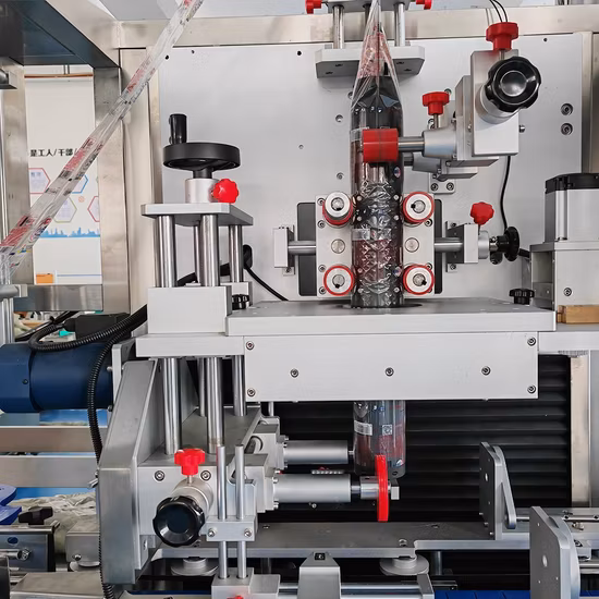 Máquina de rotulagem de manga retrátil totalmente automática para garrafa pet nova banda