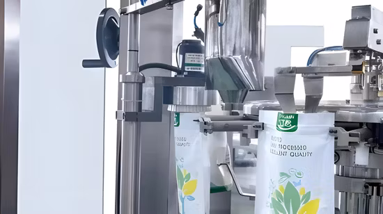 Máquina vertical automática formadora de sacos, enchimento, selagem, embalagem a vácuo (embalagem) para farinha em pó Fermento em pó de café, aditivo para preparações de enzimas biológicas