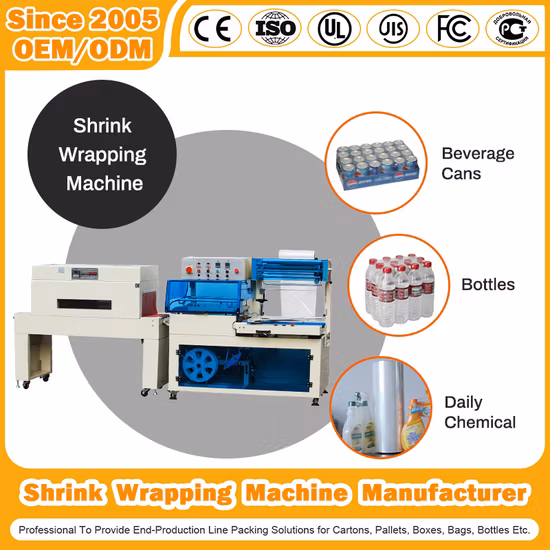 Máquina automática de embalagem/embalagem de filme termoencolhível por atacado|Túnel de retração